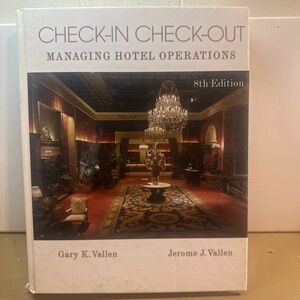 Check-In Check-Out: Managing Hotel Operations Book 9083